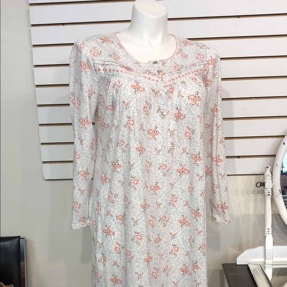Aria Pink Floral Nightgown